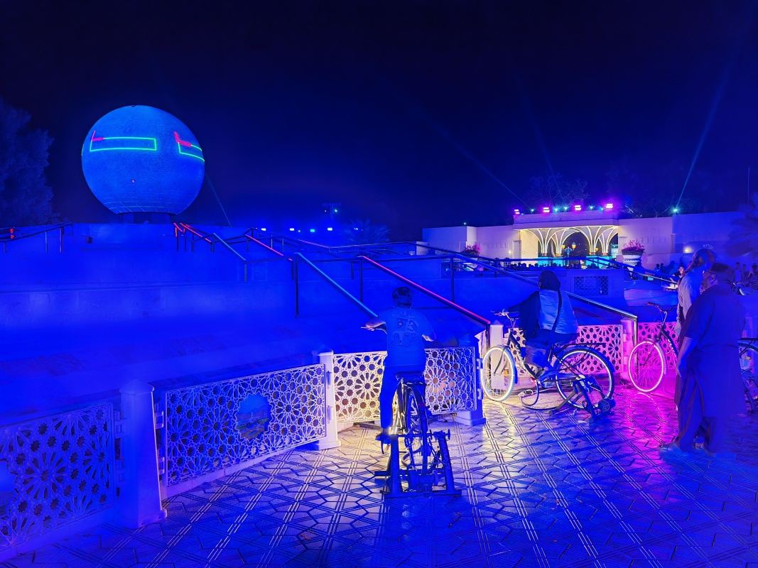 Svietiace bicykle