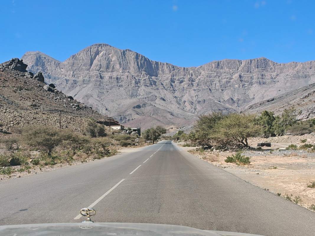 Cesta na 4x4 na Jabal Shams