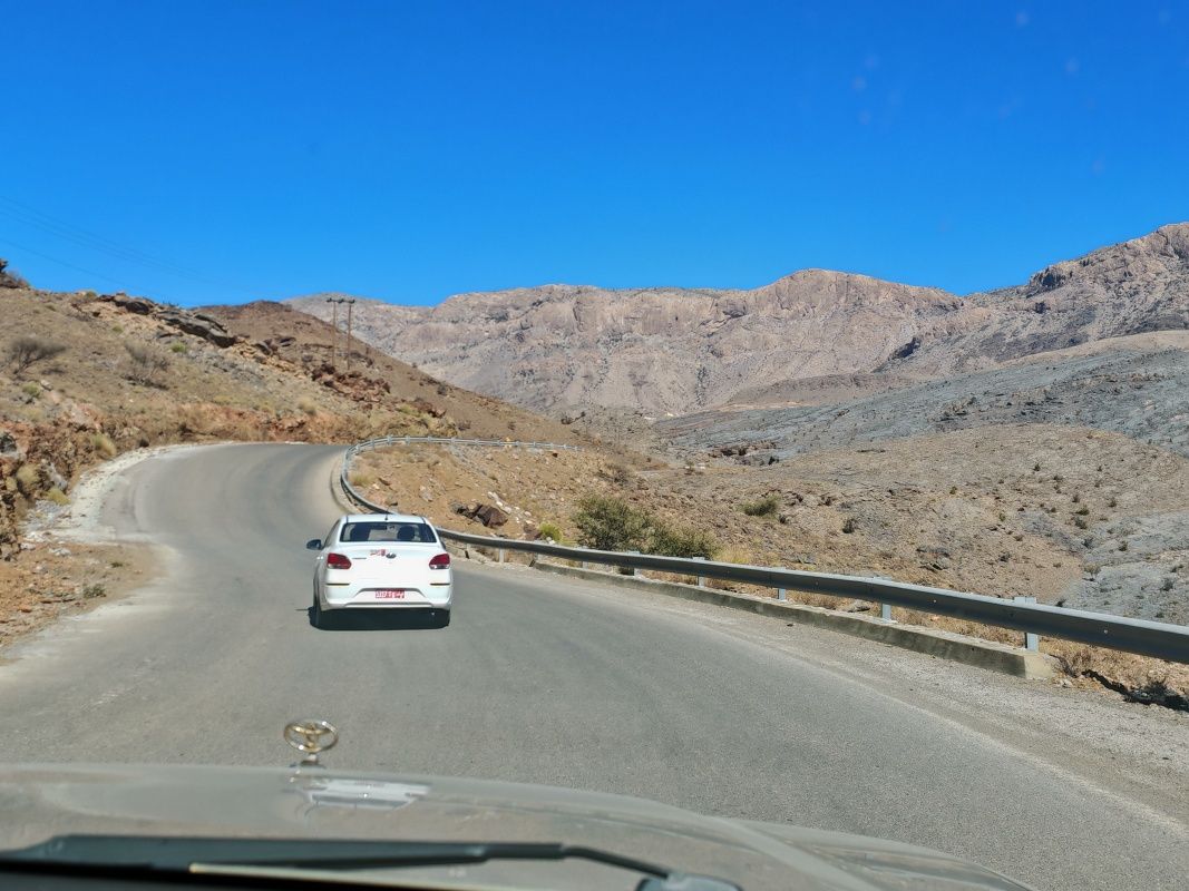 Cesta na 4x4 na Jabal Shams