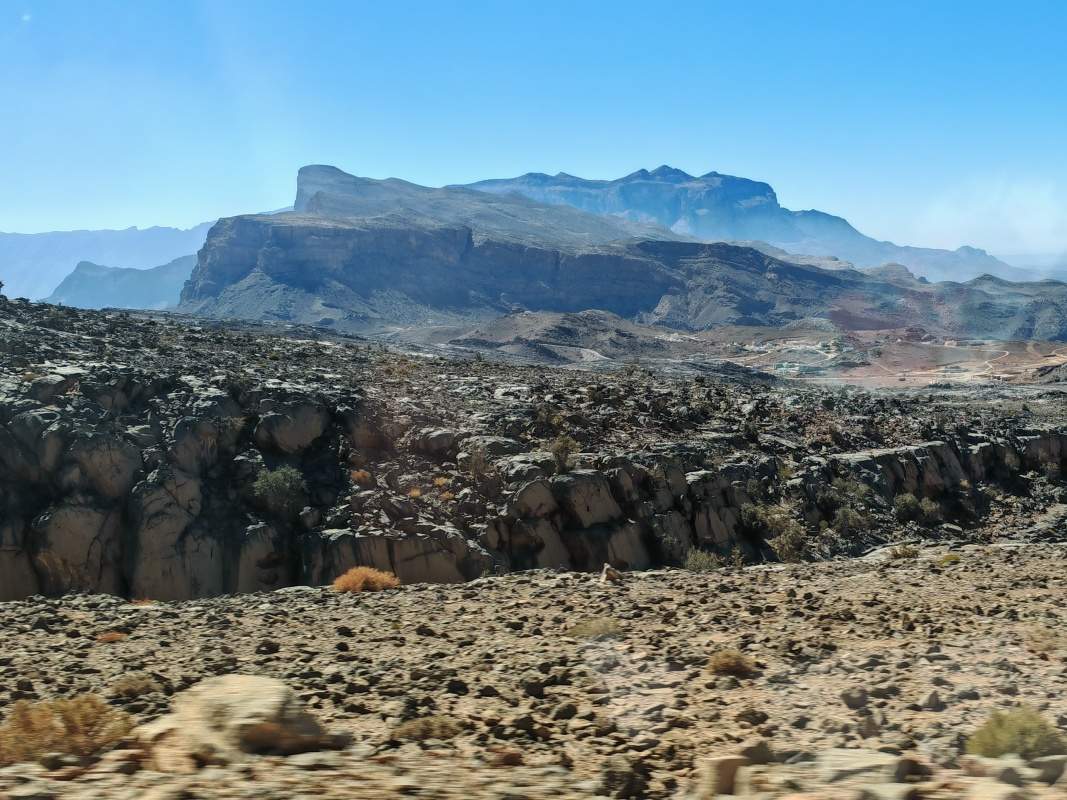 Cesta na 4x4 na Jabal Shams