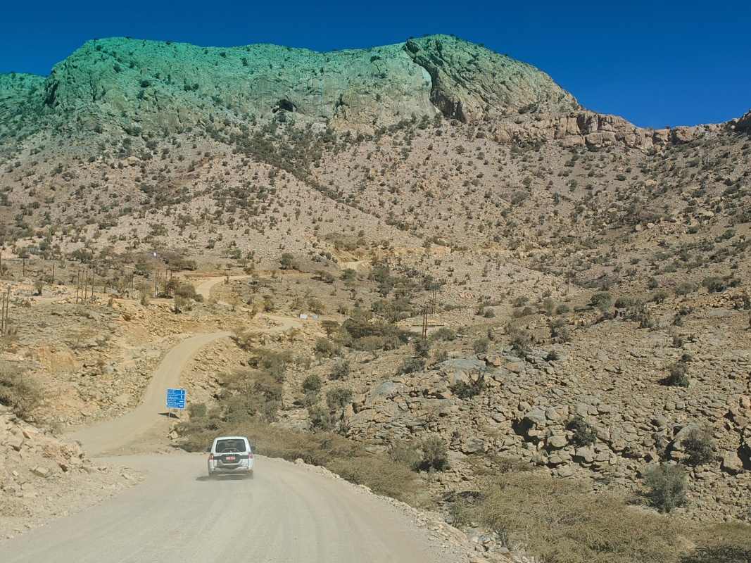 Cesta na 4x4 na Jabal Shams
