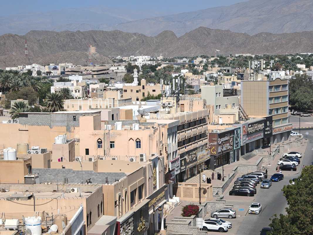 Nizwa Fort, výhľad z veže