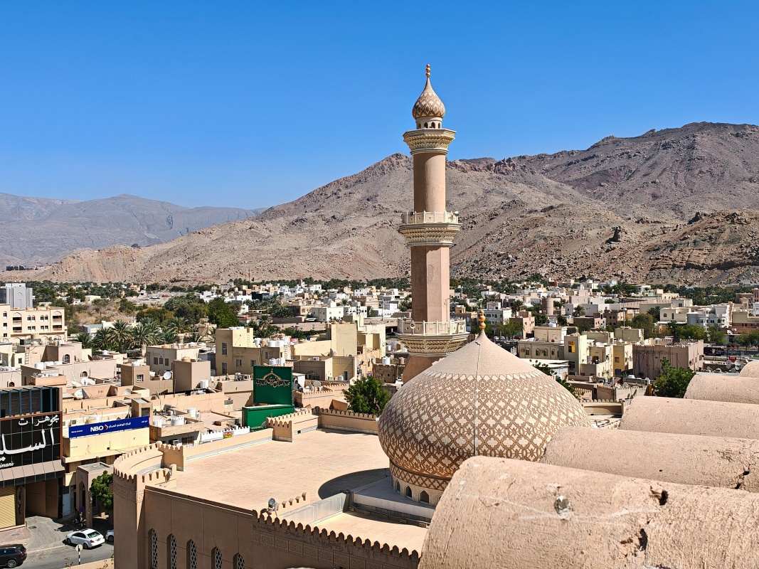 Nizwa Fort, výhľad z veže