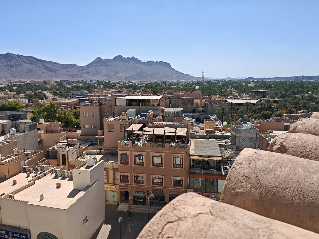 Nizwa Fort, výhľad z veže