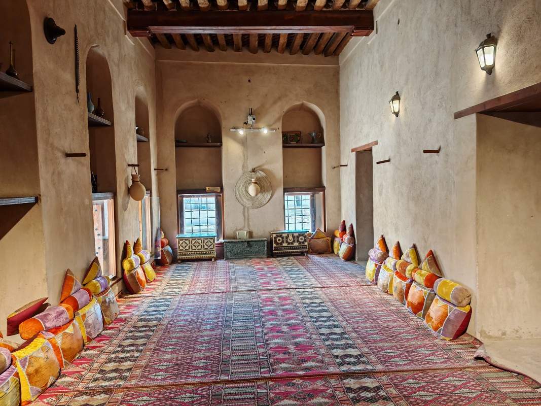 Nizwa Fort, návštevné miestnosti