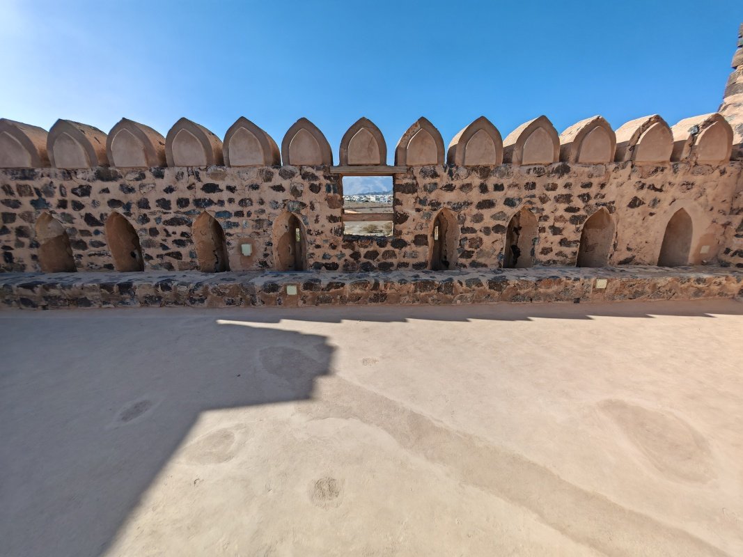 Jabreen Castle, strecha
