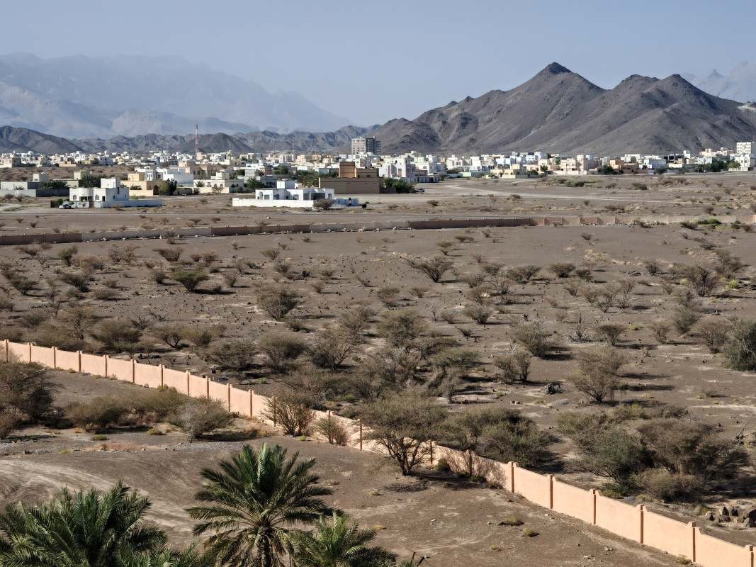 Jabreen Castle, výhľad