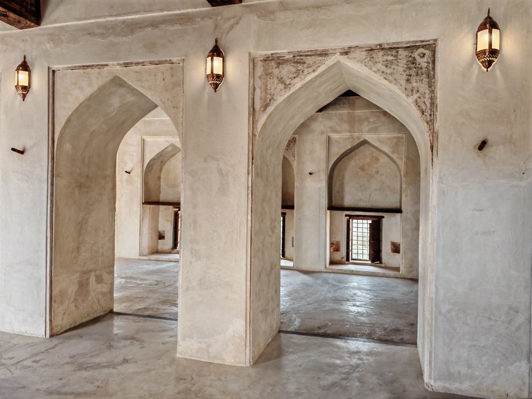 Jabreen Castle, mešita