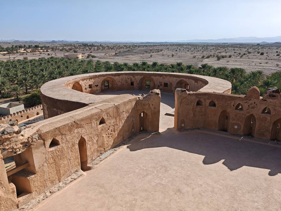Jabreen Castle, strecha