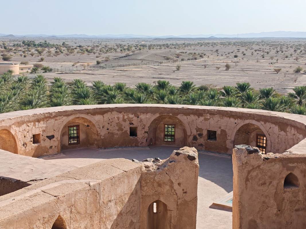 Jabreen Castle, strecha