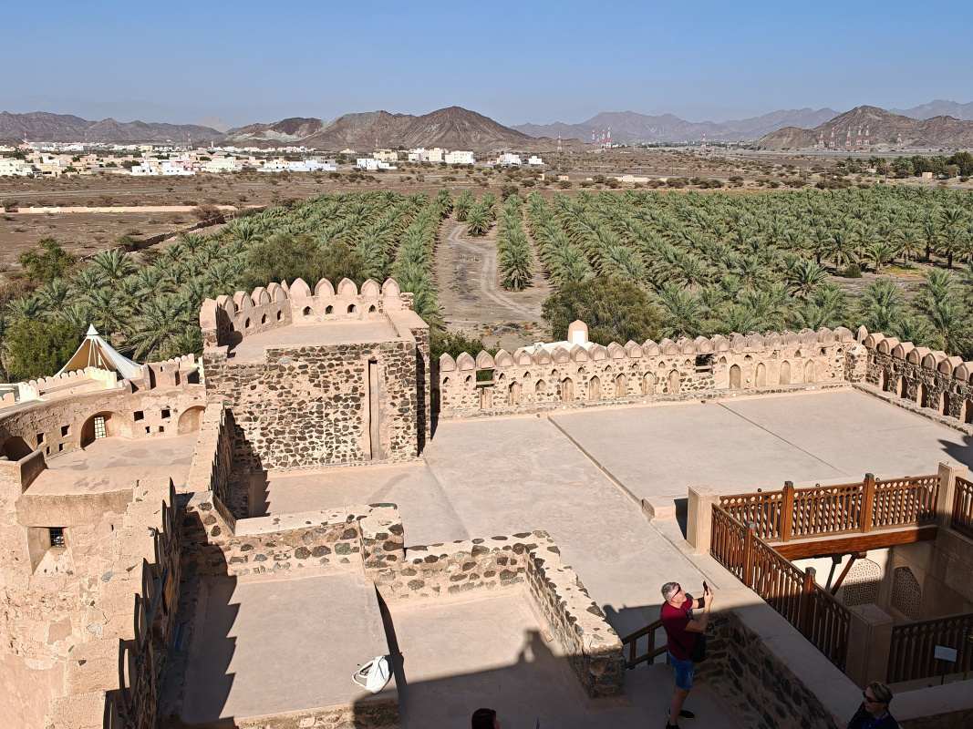 Jabreen Castle, strecha