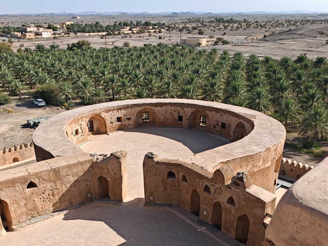 Jabreen Castle, strecha