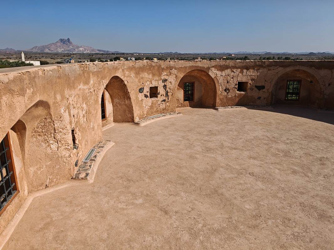 Jabreen Castle, strecha