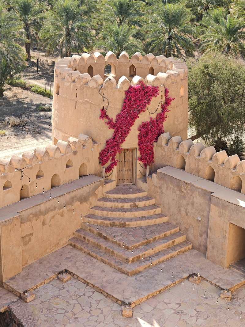 Jabreen Castle, strecha
