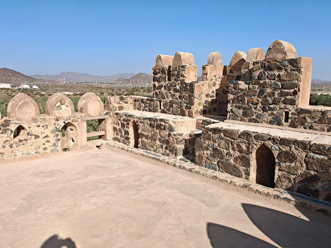 Jabreen Castle, strecha