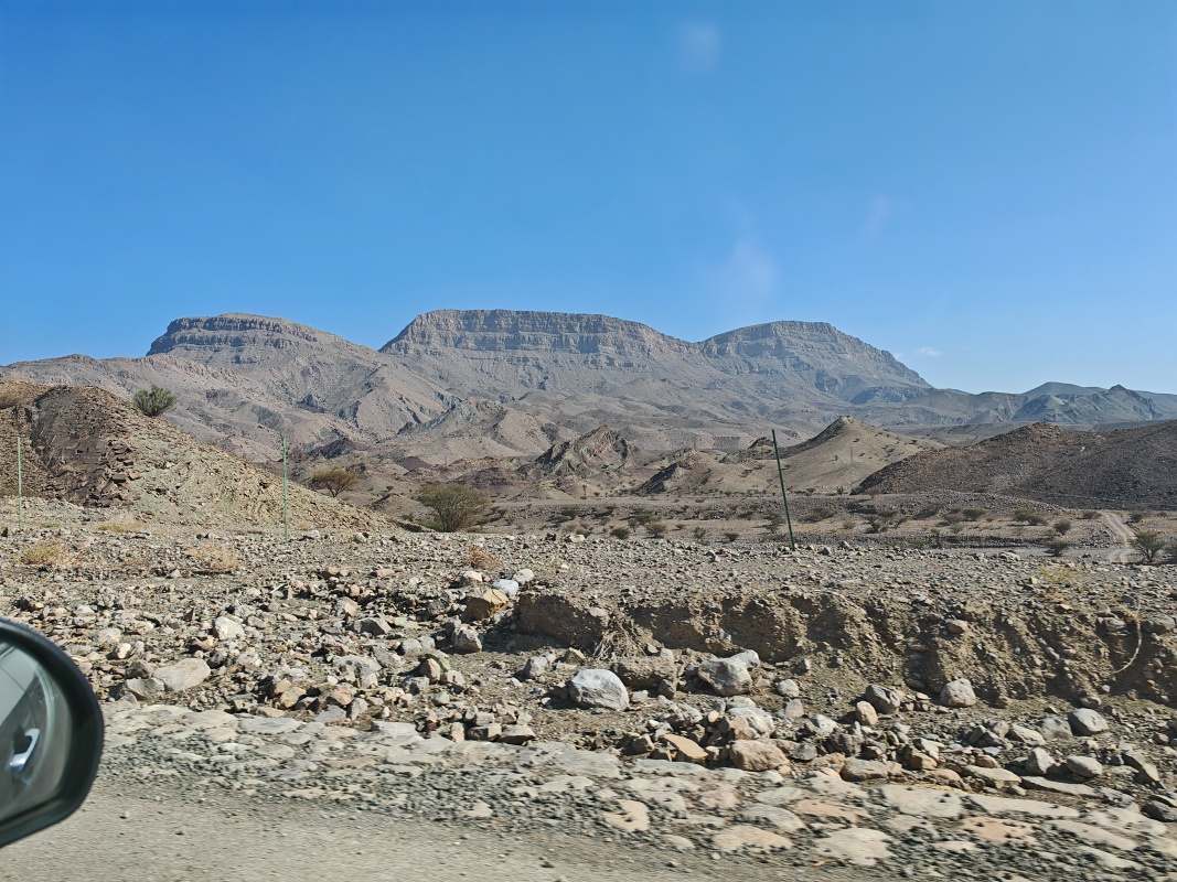 Posledná hodinka cesty na Wadi Bani Khalid