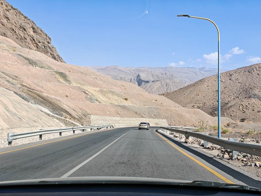 Posledná hodinka cesty na Wadi Bani Khalid
