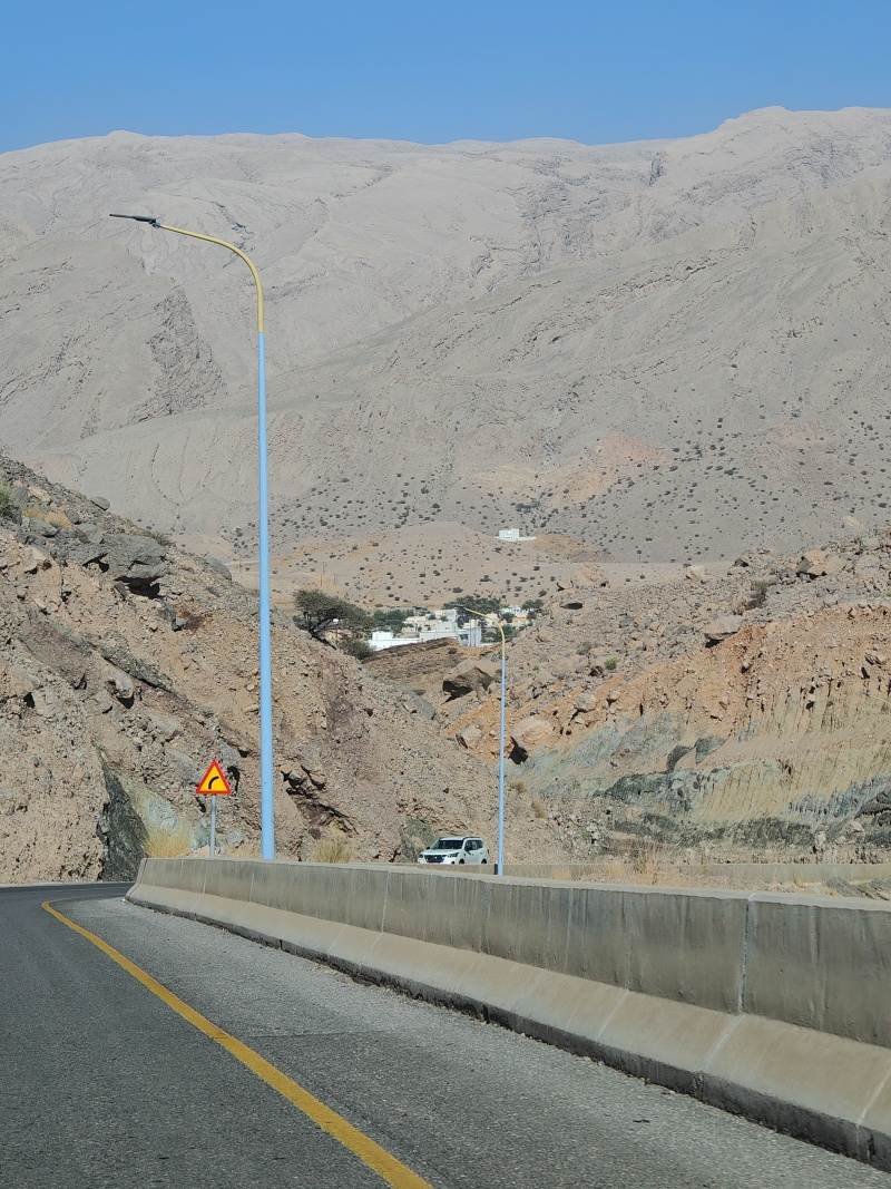 Posledná hodinka cesty na Wadi Bani Khalid