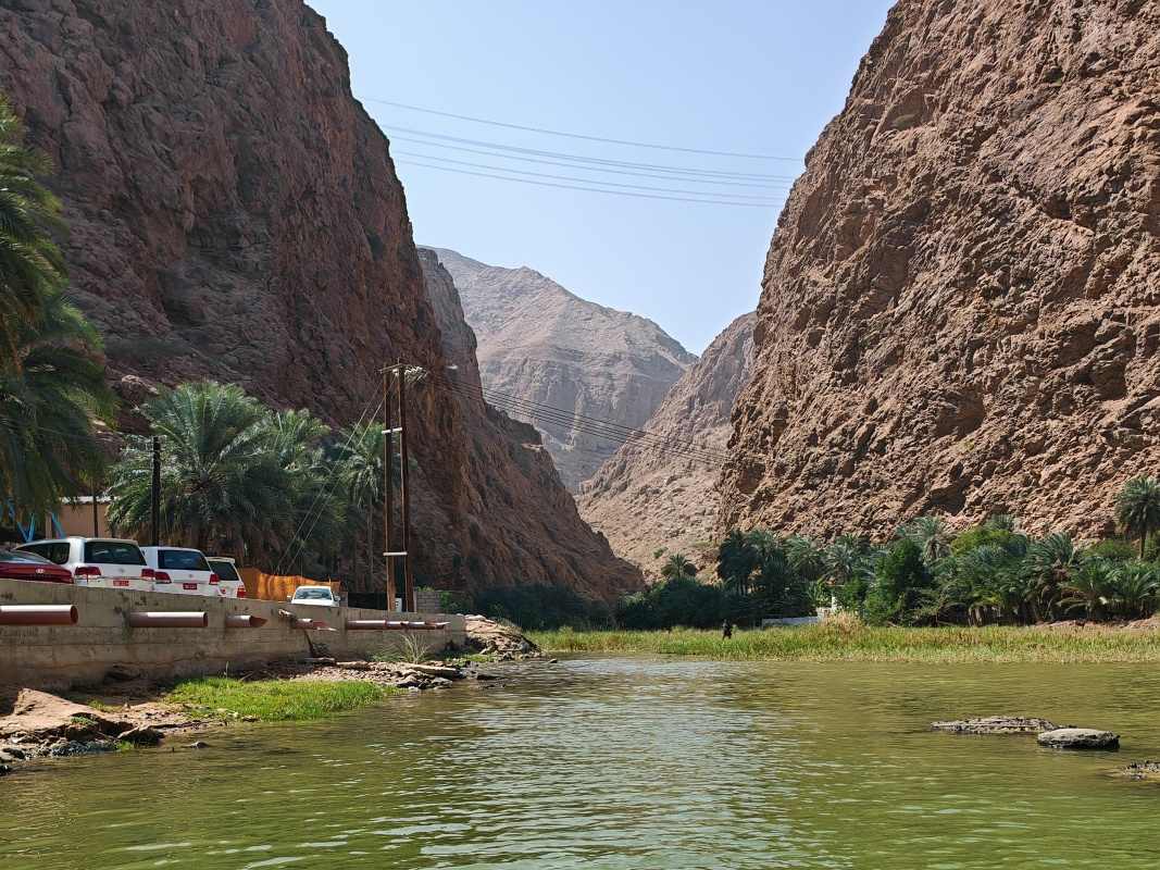 Wadi Shab, na loďke