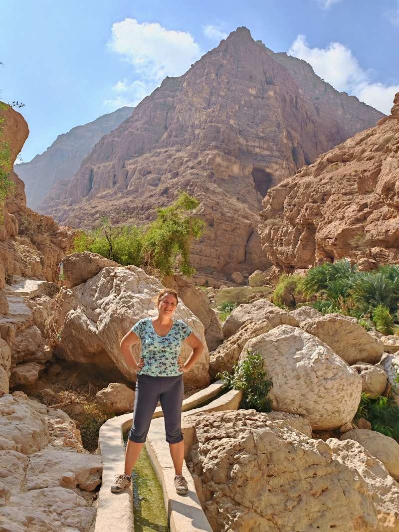 Wadi Shab, falaj