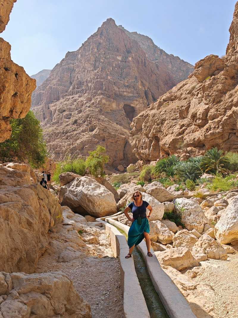 Wadi Shab, falaj