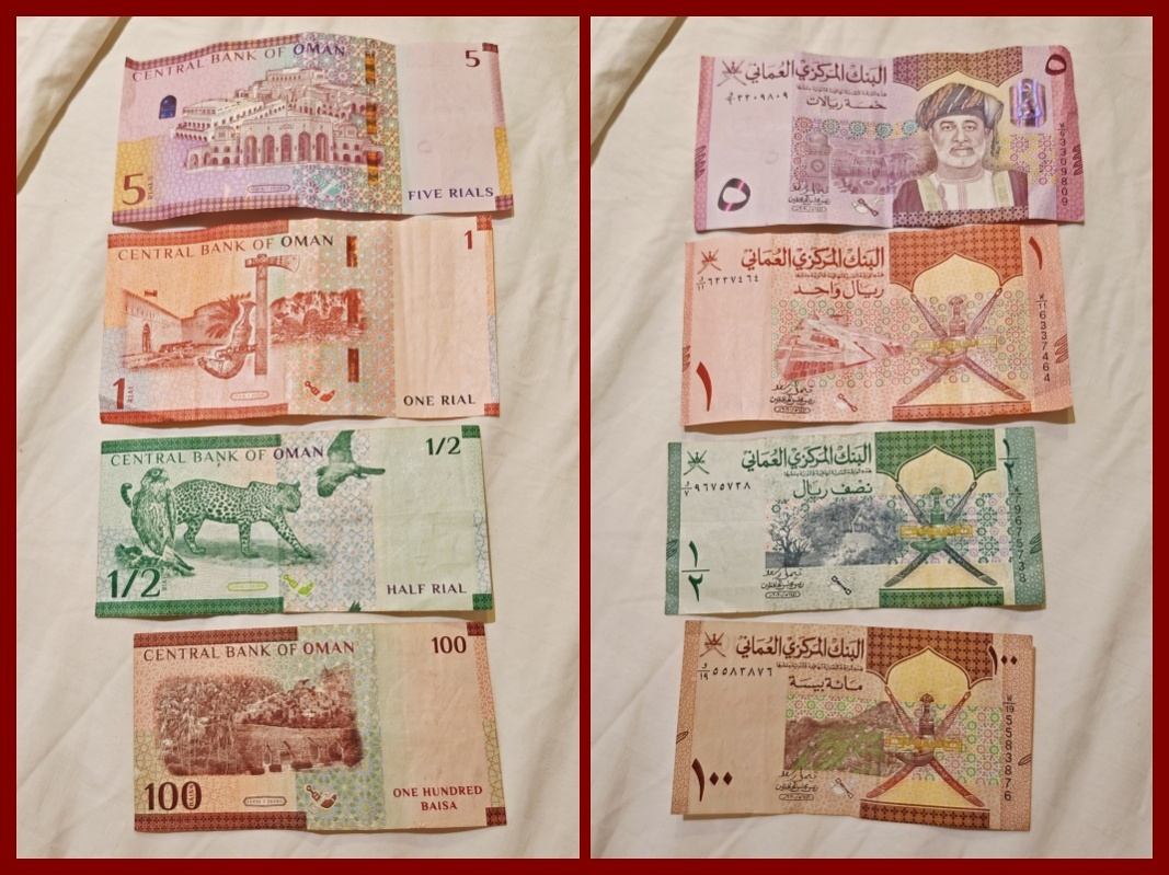 Ománske bankovky ... pol rial ma dorazil :D