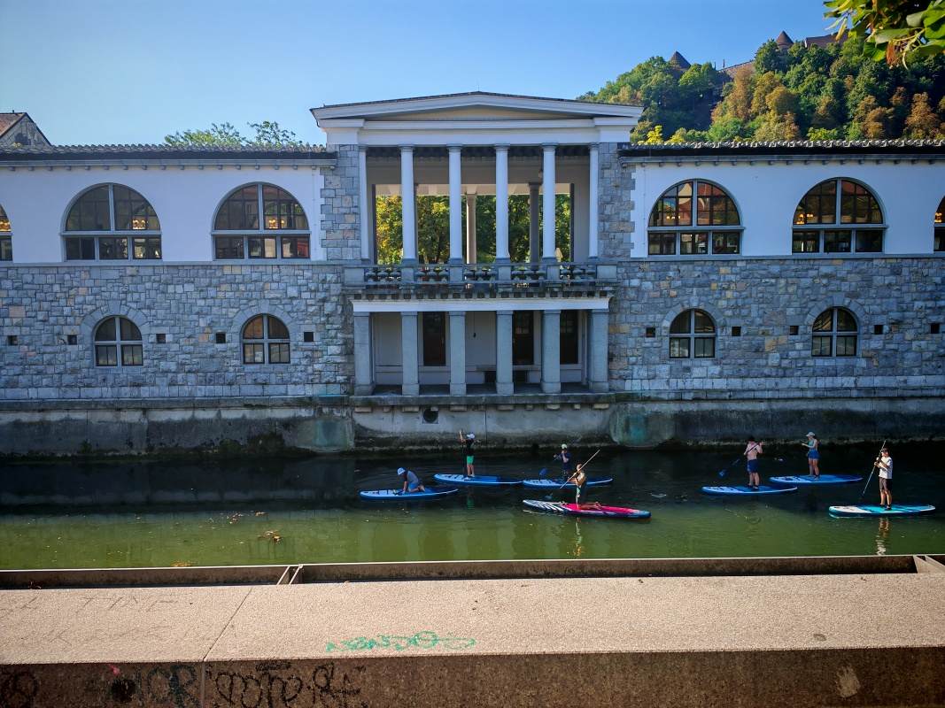 Budova tržnice, od architekta Josipa Plečnika