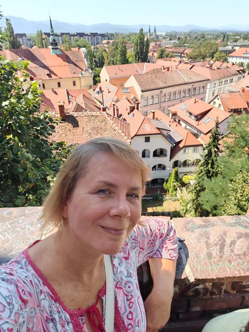 Ľubľana zo schodov